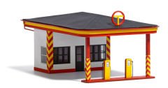 H0 Classic Minol Gas Station Model Benzin İstasyonu 1:87 N:1419