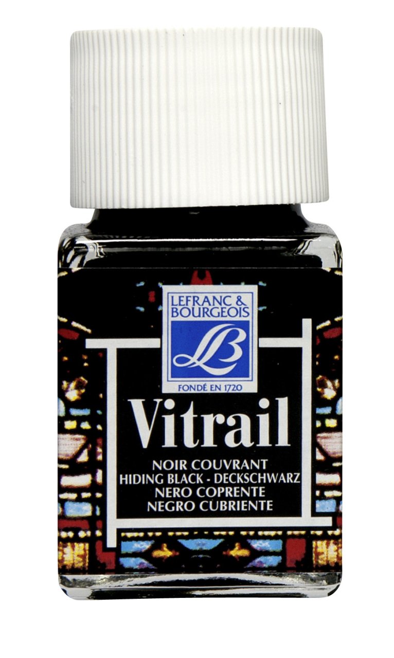 Vitray Cam Boyası 50ml - 267 Covering Black