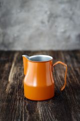 Turuncu - Barista Profesyonel Süt Potu (Pitcher) 500 ml Paslanmaz (SS 304)