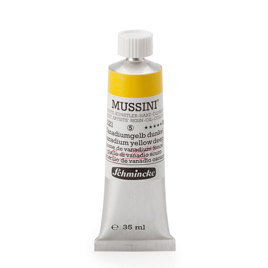 Mussini Yağlı Boya 35ml. Seri 5 N:221 Vanadium Yellow Deep