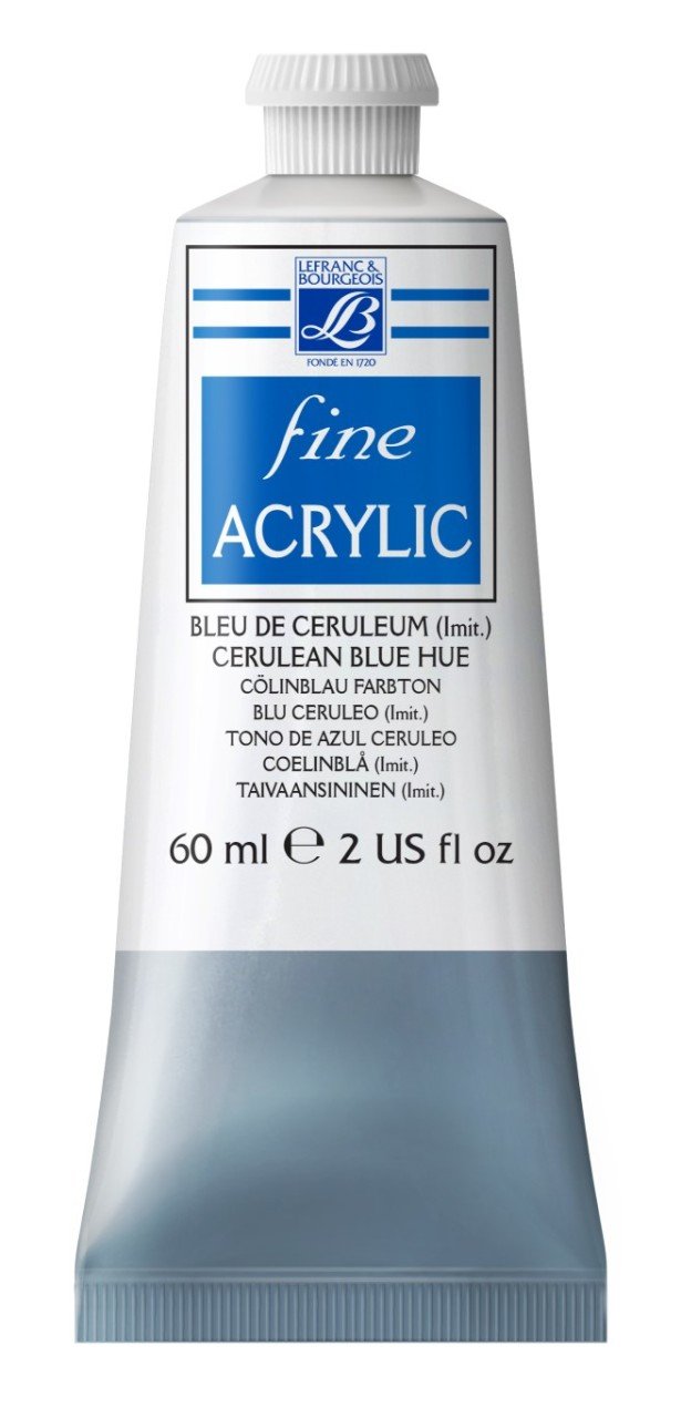 Fine Akrilik Boya 60ml N:065 Cerulean Blue Hue