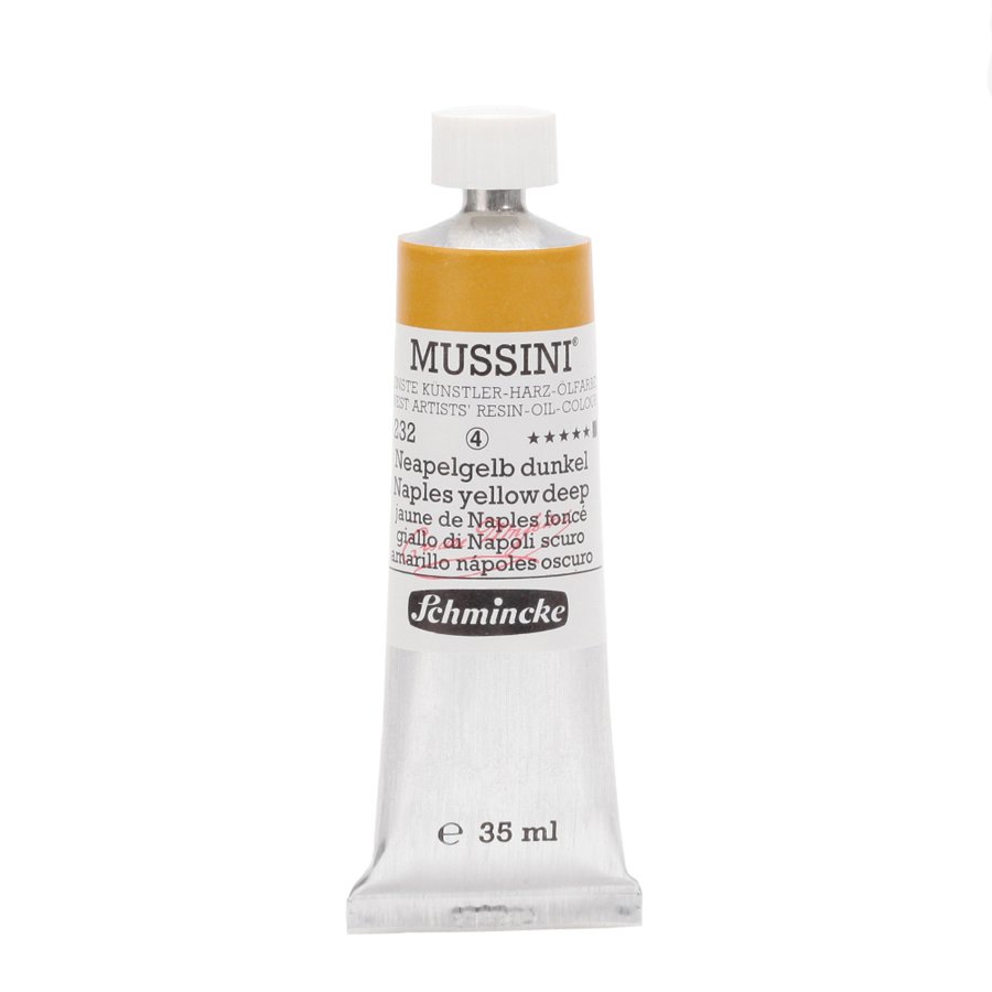 Mussini Yağlı Boya 35ml. Seri 4 N:232 Naples Yellow Deep