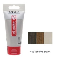 Talens Artcreation Akrilik Boya 75ml - N:403 Vandyke Brown