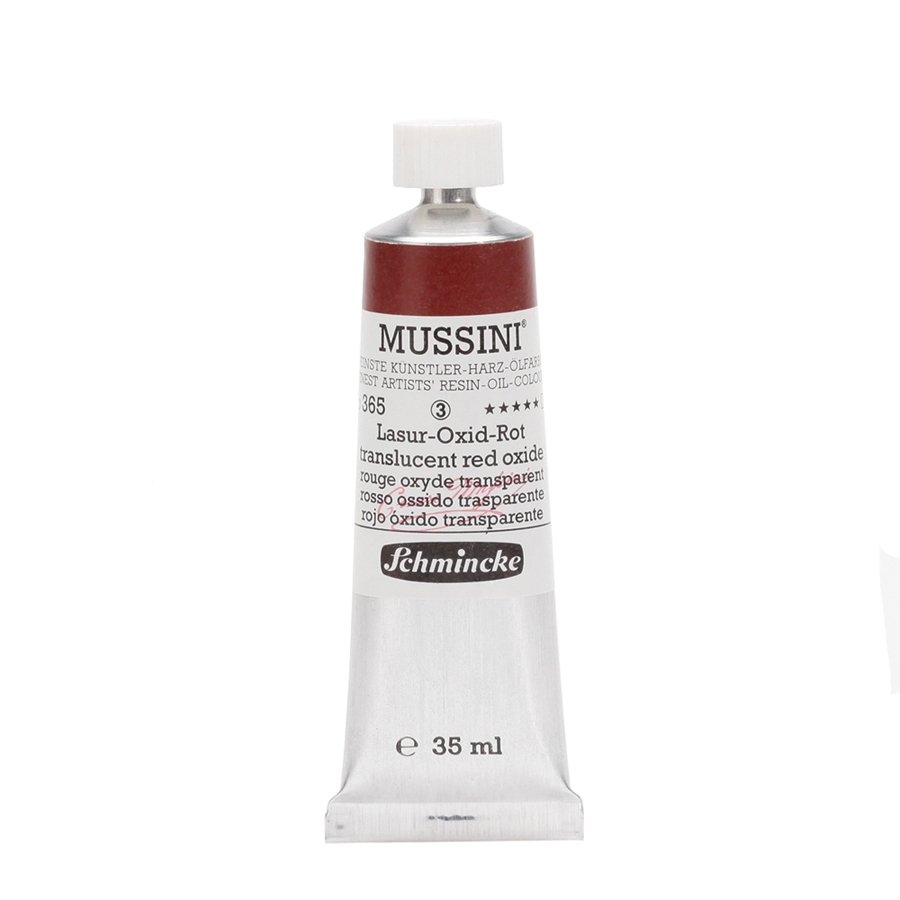 Mussini Yağlı Boya 35ml. Seri 3 N:365 Translucent Red Oxide