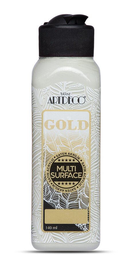 Gold Multi Surface Saten Akrilik Boya - 140ml - 348 Koyu Zeytin