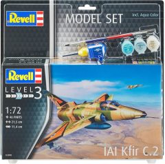 Boyalı Set Askeri Uçak 1:72 Kfir C2