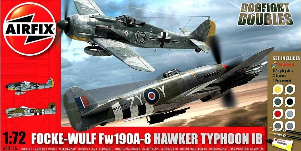 Model Uçak 1:72 Focke-Wulf Fw190A-8 N:A50136