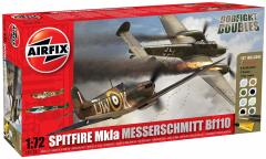 Model Uçak 1:72 Spitfire Mkla Messerschmıtt Bf110 N:A50128