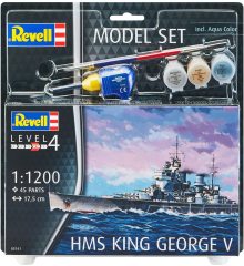 Hms King George V Boyalı Set - 1:1200 - 65161