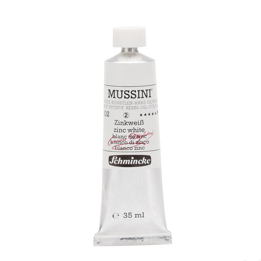 Mussini Yağlı Boya 35ml. Seri 2 N:102 Zinc White