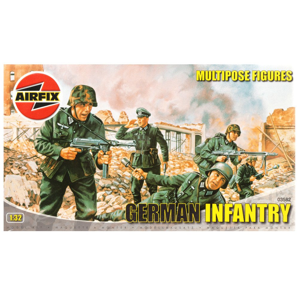 German Infantry Model Asker Figür 6'lı 1:32 N:3582