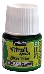 Vitrail Cam Boyası 45ml - 42 Light Green (Opak)