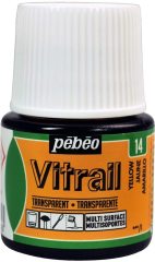 Vitrail Cam Boyası 45ml - 14 Yellow