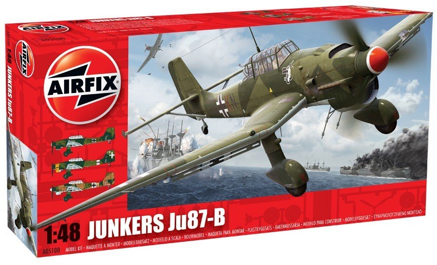 Model Uçak 1:48 Junkers Ju87-B N:A05102