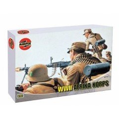 Maket Figür Askerler 1:72 WWII Afrika Korps N:01711