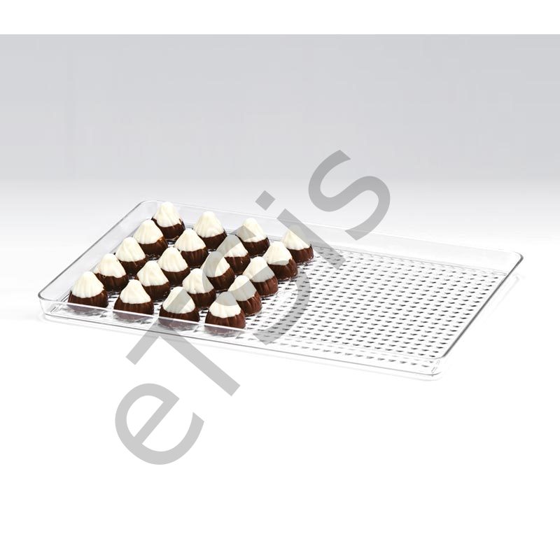 Çikolata Teşhir Tepsi, Derin, Polikarbon, 20x30 cm