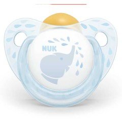 Nuk Baby Blue Kauçuk Kutulu Emzik No:1 (0+ Ay)