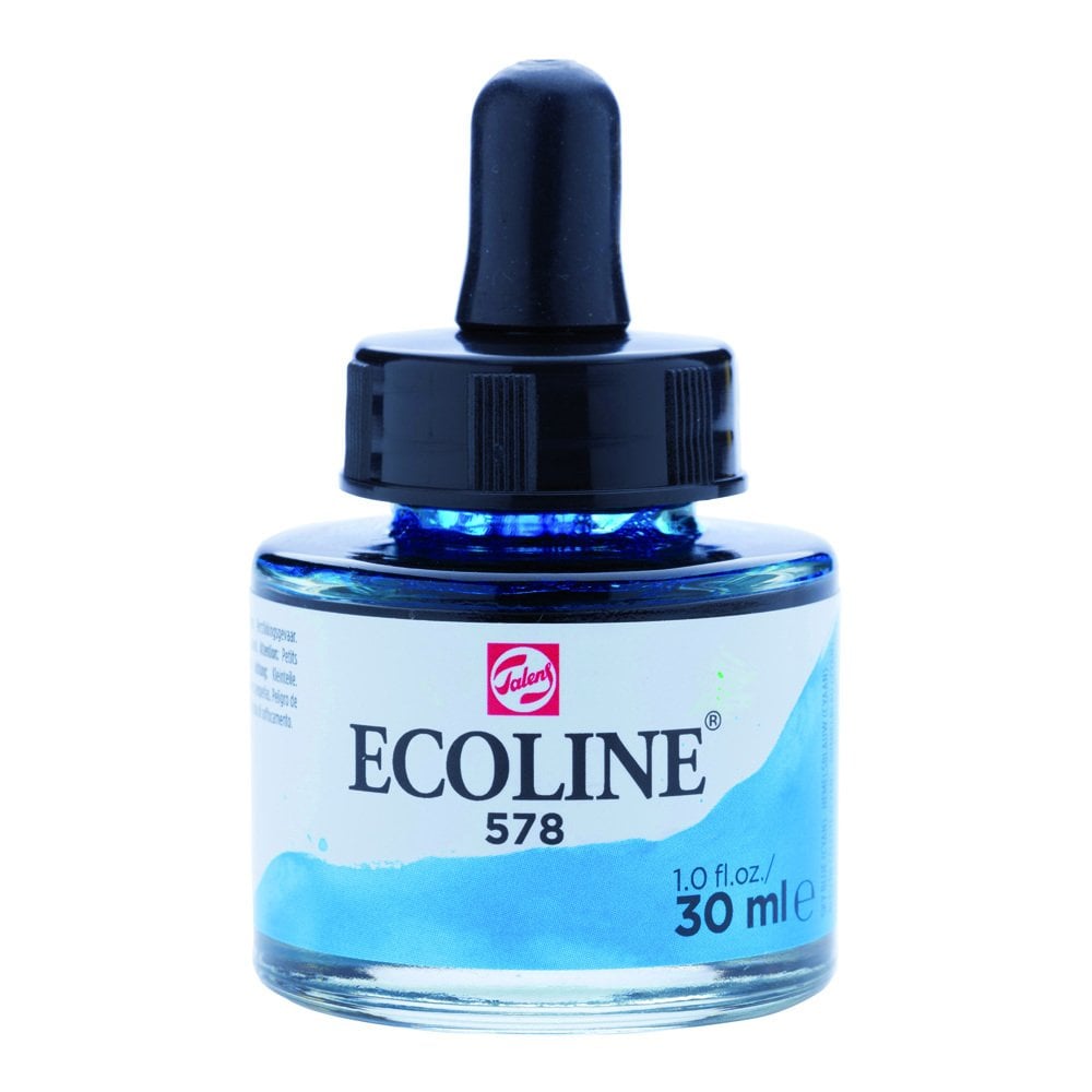 Talens Sıvı Suluboya 30ml - Cyan 578