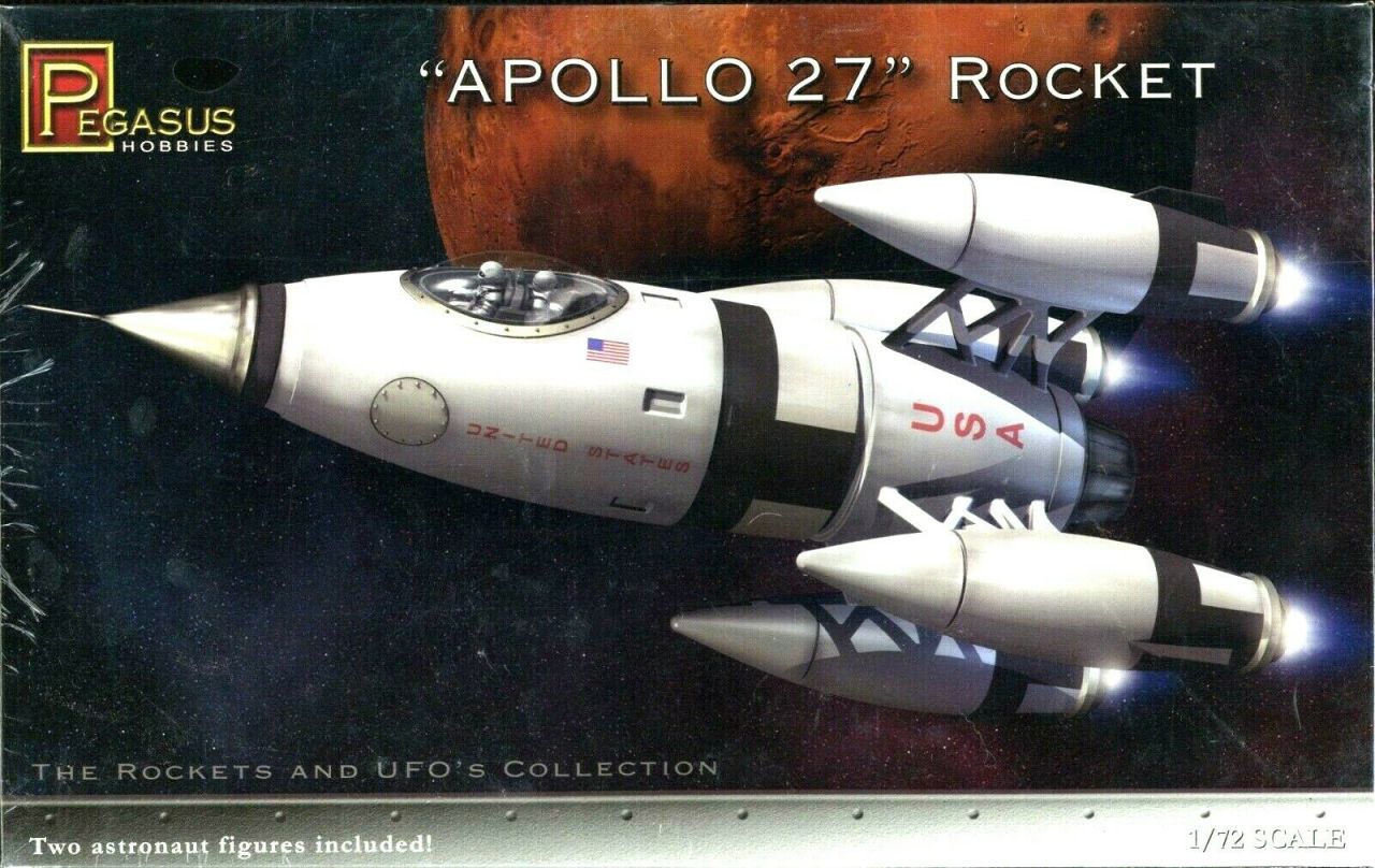 Maket ''Apollo 27'' Rocket Model Uzay Aracı 1:72 N:9101