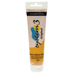 System 3 Akrilik Boya - 150ml - Cadmium Yellow Deep Hue - N.618