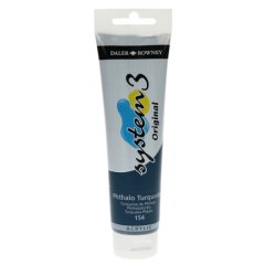 System 3 Akrilik Boya - 150ml - Phthalo Turquoise - N.154