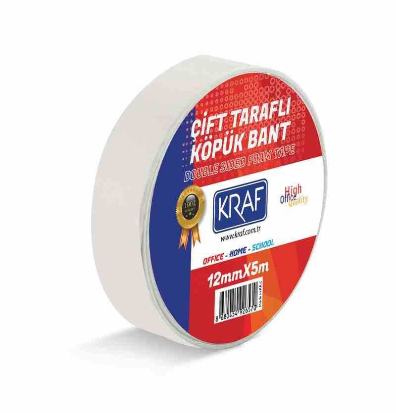 Çift Taraflı Köpük Bant 12mmx5m