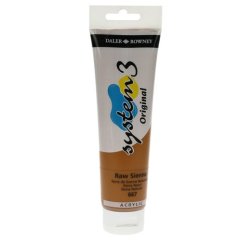 System 3 Akrilik Boya - 150ml - Raw Sienna - N.667