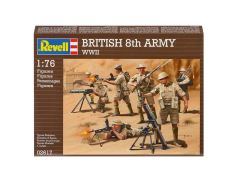 British 8th Army Model Askeri Figür 1:76 N:2617