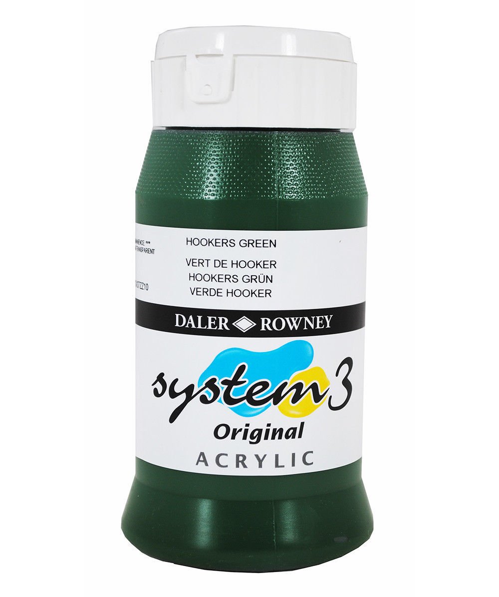 System 3 Akrilik Boya 500ml N:352 Hookers Green