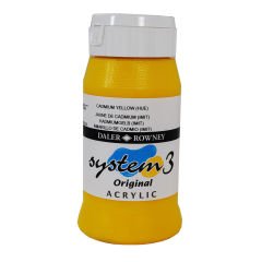 System 3 Akrilik Boya 500ml N:620 Cadmium Yellow Hue