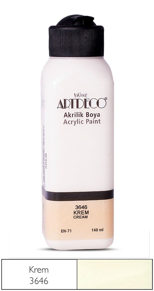 Akrilik Ahşap Boyası 140ml 3646 Krem