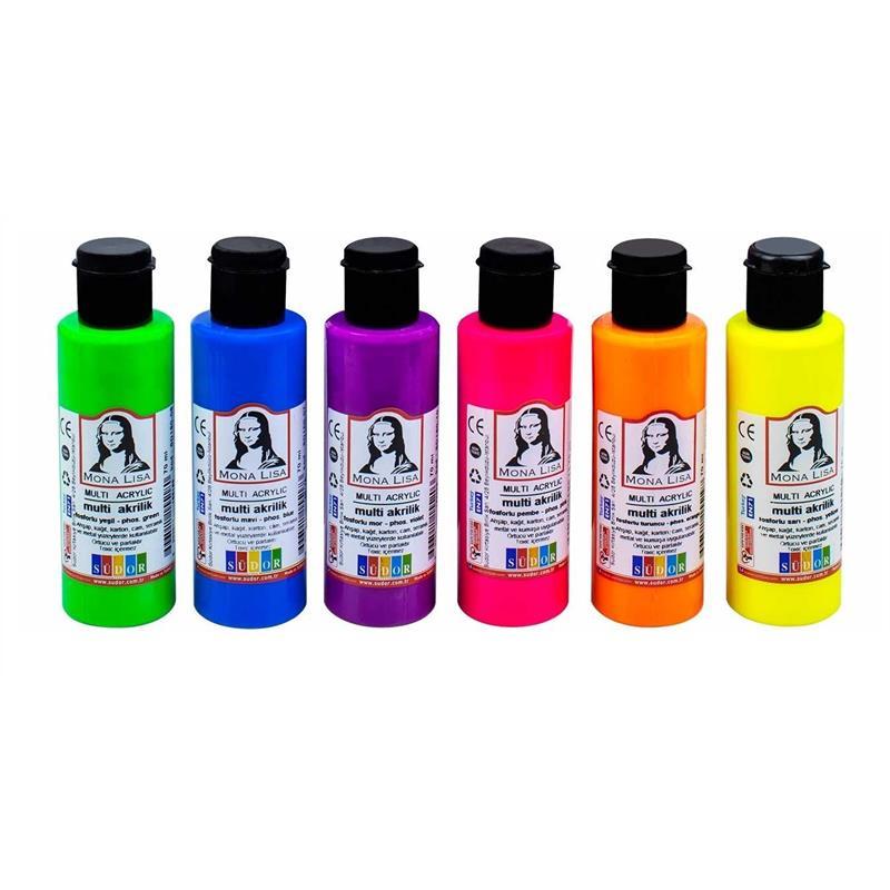 Mona Lisa Multi Neon Akrilik Boya Seti 6x70ml