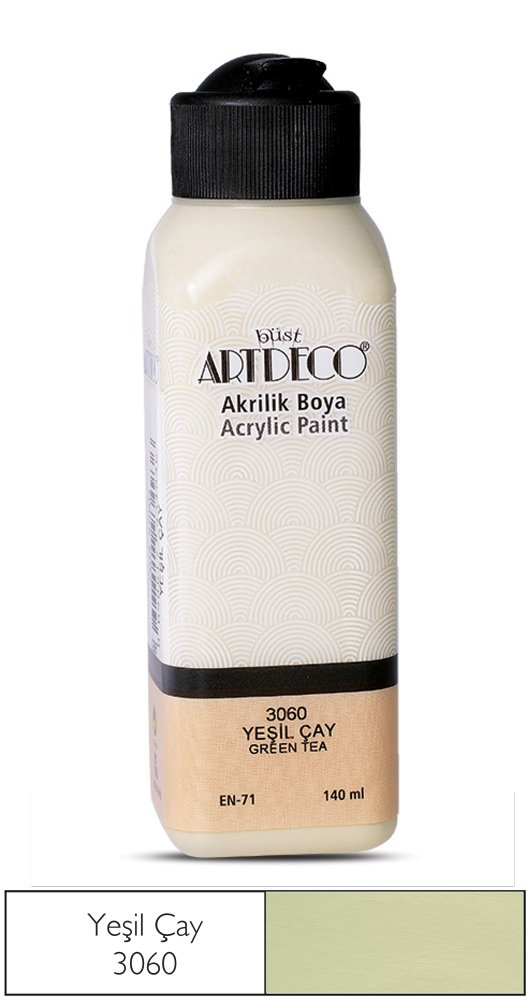 Akrilik Ahşap Boyası 140ml 3060 Yeşil Çay