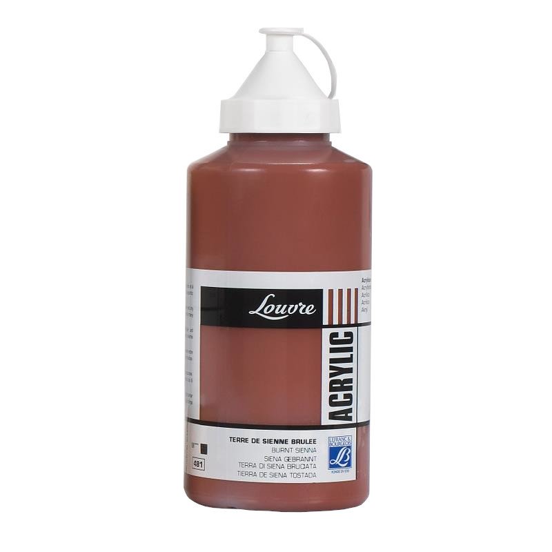 Louvre Akrilik 750 ml - Burnt Sienna