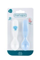 Mamajoo 160ml Kulplu Eğitici Bardak Seti / Mavi