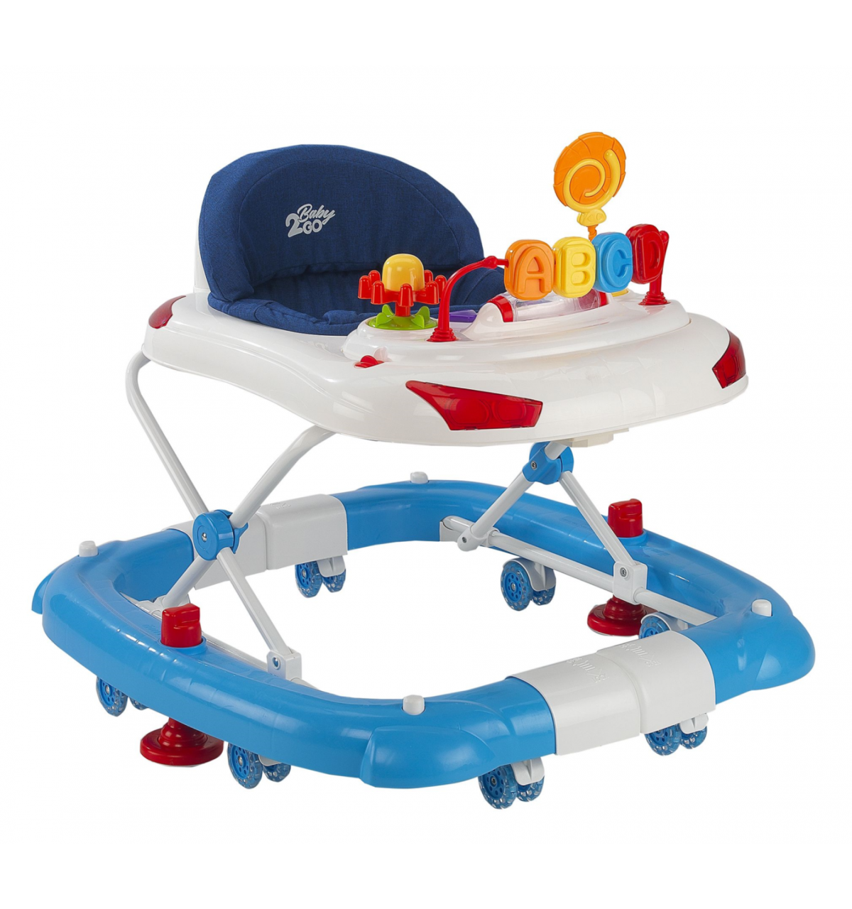 Baby2Go 2082 Sallanır Yürüteç - Mavi