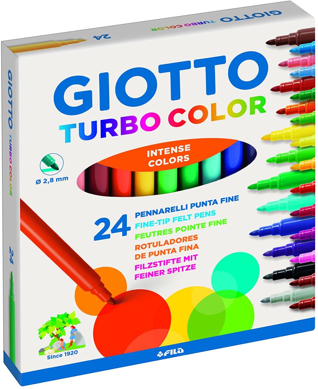 Turbo Colour Keçeli Kalem Seti 24'lü