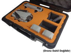 Dji Mavic Mini 3 / Mini 3 Pro Hardcase Su Geçirmez Drone Taşıma Çantası ClasCase C014