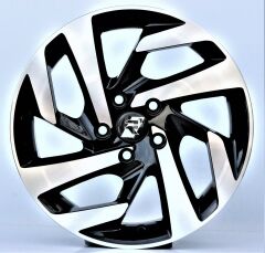 16 İnç 5X114.3 Toyota Nissan Dacia Uyumlu Black Diamond Jant Takım