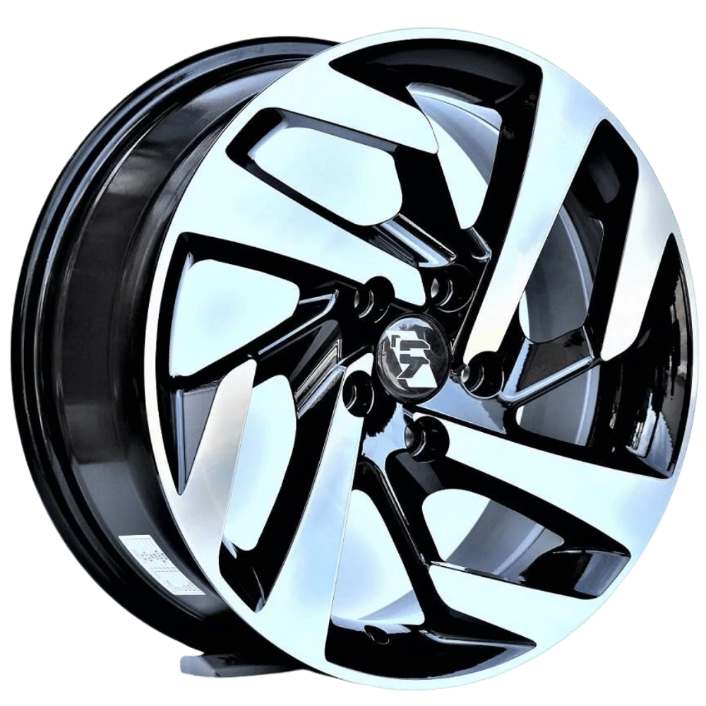16 İnç 5x114.3 Honda Toyota Nissan Uyumlu Black Diamond Jant Takımı | R1 Wheels