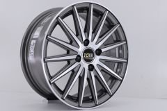 15'' İnç 4X100 Toyota-Honda-Fiat-Dacia-Renault Gun Machined  Jant Takım