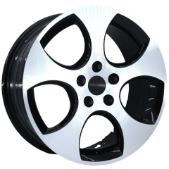 17 İnç 5x100 POLO   GTI DETROİT Seat Skoda Uyumlu Detroit Black Polish Jant Takımı