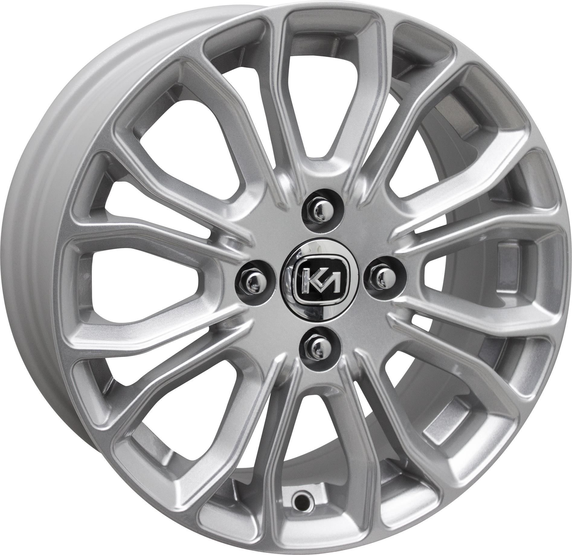 14 İnç 4x100 Dacia Hyundai Civic Mazda Silver Jant Takım