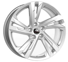 17 İnç 5X112 Golf Jetta Seat Scirocco  Passat T-Rock Silver Jant Takım
