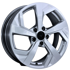 17 İnç 5x114.3 Honda Toyota Nissan Uyumlu Silver Jant Takımı | R1 Wheels