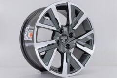 15 İnç 5X112 15*6.5 Et35 Volkswagen Audi Mercedes Gun Metal Polish Jant Takım