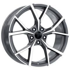 17 İnç 5X112 Mercedes Volkswagen Audi Uyumlu Gun Metal Diamond Jant Takımı