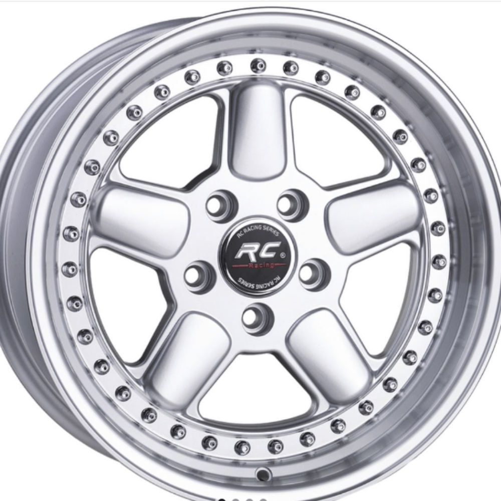 17 İnç 5x120 BMW E36 E46 Uyumlu AC Schnitzer Silver/Lip Arka Jant