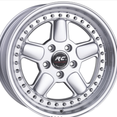 17 İnç 5x120 BMW E36 E46 Uyumlu AC Schnitzer Silver/Lip Arka Jant