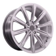 19'' 5X112 Audi Volkswagen Skoda Seat Black Polish Jant Takım